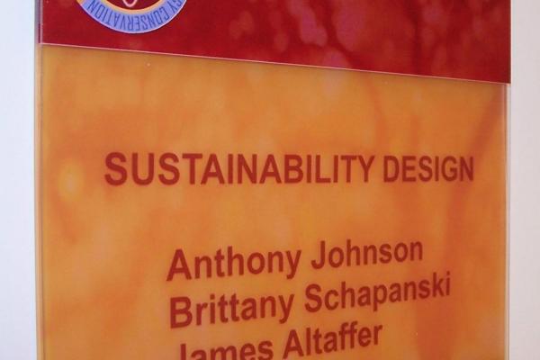 Sustainability Design sign