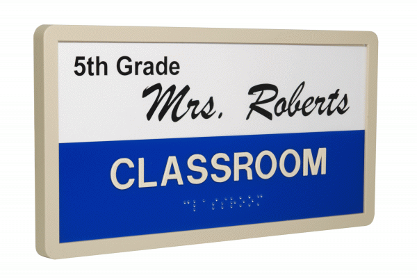 Image of Classroom Sign
