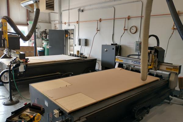 Avalis Wayfinding facility's CAM department